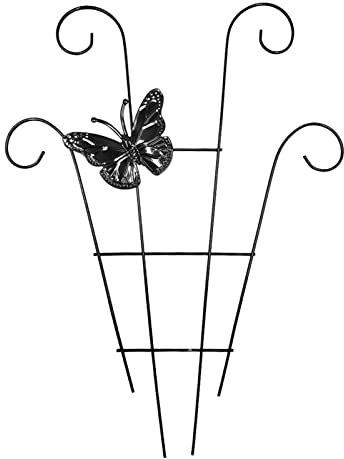 WOTEG Treillis de jardin pour grimpantes, plaques grillagées pour roses, support de d'extérieur pour légumes grimpants, roses, en pot, fleur, , clématite