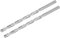 TA-VIGOR 2Pcs 9mm Extra Long Twist Drill Bits, 200mm Length High-Speed Steel HSS Straight Shank Spiral Drill Bits for Wood Metal Aluminum Plastic
