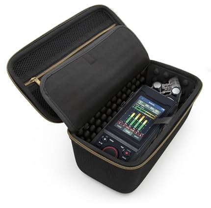 CASEMATIX Travel Case Compatible with Tascam Portacapture X8 32-Bit Float Audio Recorder XLR and Small Accessories - Includes Field Audio Recorder Case Only