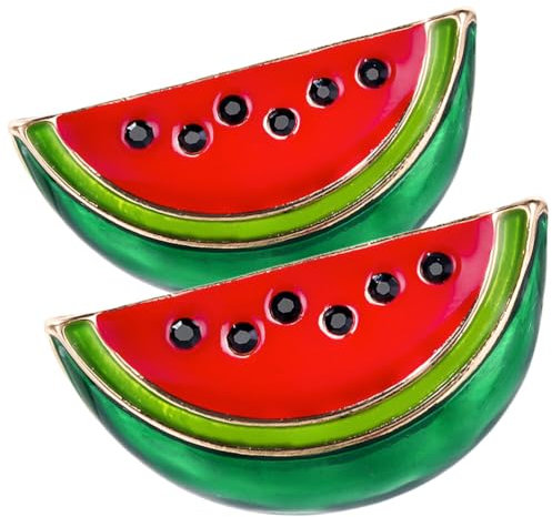 VALICLUD 2 Pièces Broche Pastè Broche Pastè Émail Broche Mignon Émail Broche Pastè Badge Collier Broche Broches En Forme De Fruit Broche