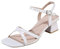 BGFIPAJG Sandali Platform Con Tacco Donna Sandali Bianchi Con Plateau Da Sposa Tacco Largo Sandali Donna Da Cerimonia Oro Rosa Sandali Donna Estivi Bassi Infradito