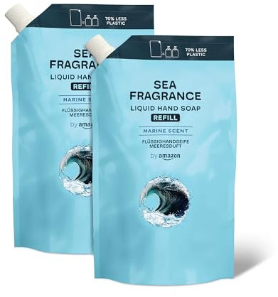 by Amazon Meeresduft Handseife Nachfüllpack, 2 x 1000ml