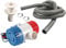 5Piece Bilge Pump Pipe Kit 1100GPH Electric 12V PVC Hose Clamp Thru Hull Fitting