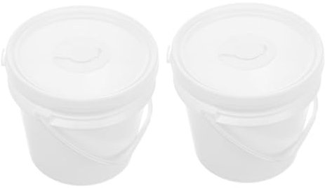 WATIIFUFU 2pcs Extra Large Wipes Dispenser Box Reusable Wipes Bucket Food Grade Lid Portable Holder for Home Office Car