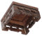 SEWOART 1 Pieza Base De Maceta De Madera Mimbre Pararse Apoyo Planta Estante Tubo De Subida Figurilla Decoración Exterior Porta Tetera De Madera Base De Almacenamiento De Madera Coffee