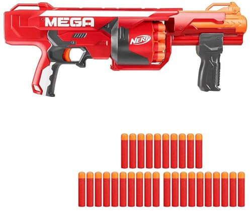 NERF - N-Strike Elite Mega RotoFury - Spielzeugblaster inkl. 10 Darts & 30 Extra-Darts