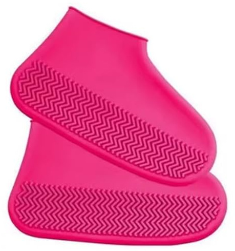 AKDJGFP Schuhüberzieher Wasserdicht Regenschuhüberzüge, wiederverwendbar, wasserdicht, Silikon, for den Außenbereich, rutschfest, wasserabweisend, Überschuhe