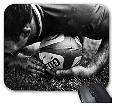 Tapis de Souris Imprimé - Sport Rugby - Personnalisez Votre Espace de Travail - Design Unique et Haute Qualité - Cadeau Parfait - France (N°3)