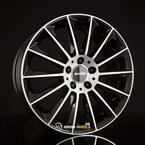 GMP Italia STELLAR 9,5x20 LK 5x112 Black polished Mercedes