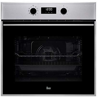TEKA Horno Pirolítico Multifunción, Modelo HSB 635P, Dualclean, SurroundTemp 8 funciones de cocinado, Acero Inoxidable, 59.5 x 59.5 x 55.9 cm