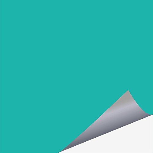 Fliesenaufkleber 15x15 cm - für Küche und Bad - für alle Wandfliesen (türkis glänzend, 50 Stück)