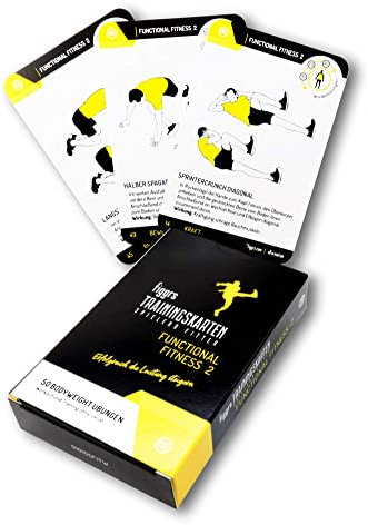 figgrs® Functional Fitness Vol. ll / 57 Trainingskarten mit 50 weiteren Functional Übungen für effektive Leistungssteigerung I Bodyweight Übungen für zuhause & überall I Für Männer und Frauen