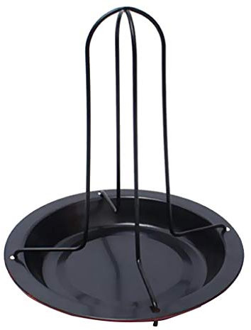 Tubayia Kohlenstoffstahl Hähnchen Rack Röster Hähnchen Ständer Bräter für Garten/Camping