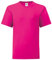 Fruit of the Loom Kids Iconic T-Shirt Größe 104-164, Farbe:Fuchsia, Größe:104