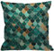 HGOD DESIGNS Kissenbezug Meerjungfrau Mermaid Mit Pailletten Blaugrün Meerjungfrau Skalen Kissenhülle Haus Dekorativ Für Männer/Frauen/Jungen/Mädchen Wohnzimmer Schlafzimmer Sofa Kissenbezüge 45X45cm