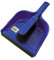 Ramon Hygiene Dust Pan and Brush, Blue, One Size