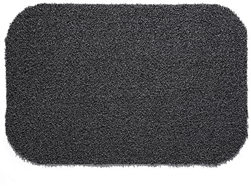 Easylife Dirt Trapper Indoor Door Mat (Slate) Super Absorbent Machine Washable Door Mat with Non-Slip Rubber Backing, Waterproof for Front & Back Doors (40x60cm) - Fully Guaranteed