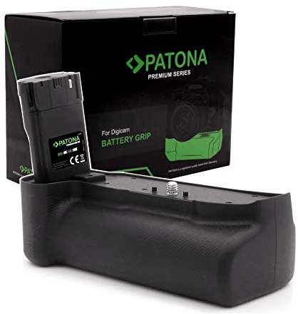 PATONA 1476 - Batteriegriff kompatibel mit bmpcc Blackmagic Pocket Cinema 4K 6K (Batteriefach für 3X LP-E6N)