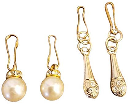 Timo 4x Reißverschlussanhänger Tropfen & Perlen Zipper Reißverschluss Ersatz