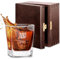 Maverton Universal Whiskey Glass - Personalised Tumbler for Whiskey, Bourbon and Scotch - Drinking Glass Cup - Personalised Whisky Gift for Men - Birthday Gift idea - Monogram