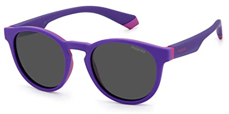POLAROID KIDS Kinder Brille PLD 8048/S Größe 45-18 mm Lilac Violett polarisiert