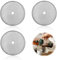 ueslwser 3 Pack 2.75inches Cafetiere Mesh Coffee Press Filter Mesh Replacement Stainless Steel Cafetiere Filter Mesh for Cafetiere 12 OZ/ 350 ml (3 Count - 2.75inch / 350ml / 12oz)