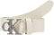 Calvin Klein Jeans Damen Gürtel 3,0 cm Ledergürtel, Weiß (Ivory), 90