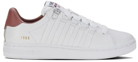 K-Swiss Lozan II Women's Sneakers (97943-115-M) Sports Shoes, Comfortable and Classic, Natural Leather, Eva Foam, Casual, White 37.5 EU
