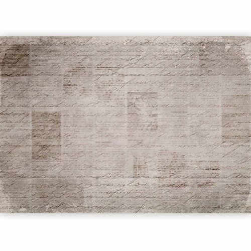 murando PREMIUM Papier peint Journal 250x175 cm Décoration Murale XXL Poster Tableaux Muraux Tapisserie Photo Trompe l'oeil Retro Vintage Inscriptions m-C-10012-a-a