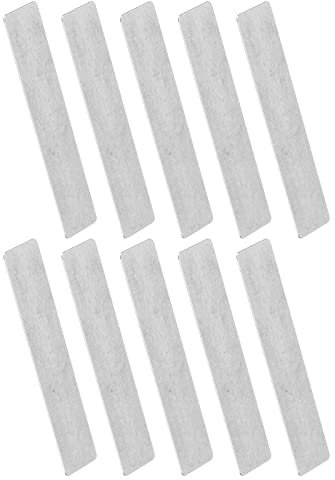 10Pcs Lamelle Compressore Aria, Piastra della Valvola Compressore D'aria 10 X 47 Mm / 0,4 X 1,9 Piastra Compressore Aria, Pollici Parti di Ricambio del Compressore D'aria in Ghisa