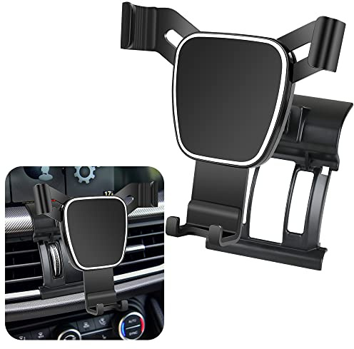 LUNQIN Kfz-Handyhalterung für Alfa Romeo Stelvio 2018 2019 2020 2021 2022 2023 2024 2025 Autozubehör Navigationshalterung Innendekoration Handyhalterung