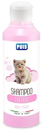 PUIS Shampoo Gatti Cuccioli Profumato rosa e peonia Ipoallergenico - 220ml