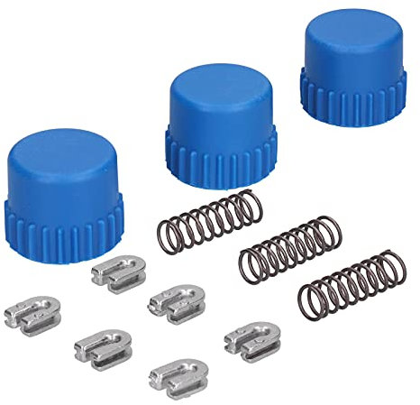 Jeffergarden Accesorio de Cabezal de Corte 3 Husqvarna 115il Husqvarna T35 Juego de Cabezal de Corte 2 1/2in Perilla de Tope + Manguito de Ojal + Resorte Compatible con Piezas de Cabezal de
