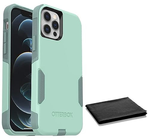 OtterBox Commuter Series Schutzhülle für iPhone 12 und iPhone 12 Pro, Ocean Way (Aqua Sail/Aquifer), mit Reinigungstuch, keine Einzelhandelsverpackung