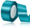 Satinbands Türkis Blau 40mm Breit, 23 Meters Geschenkband für Geschenkverpackungen, DIY-Basteleien, Blumensträuße, Nähprojekte, Schleifenherstellung, Geburtstags- und Hochzeitsdekorationen