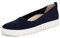 Vionic Women's Uptown Skimmer Knit Ballet Flat, Navy Blue Fabric, 5 UK