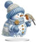 Syntego 5D DIY Diamond Painting Kit I Snowman and Robin Crystal Rhinestone Table Top Decoration I Acrylic Holiday Craft Set for Christmas, Gifting & Home Décor I for Adults & Beginners I Easy to Use