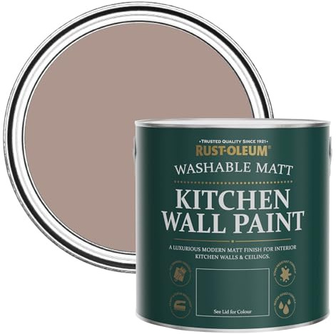 Rust-Oleum Pink Washable Kitchen Wall Paint in Matt Finish - Haversham 2.5L