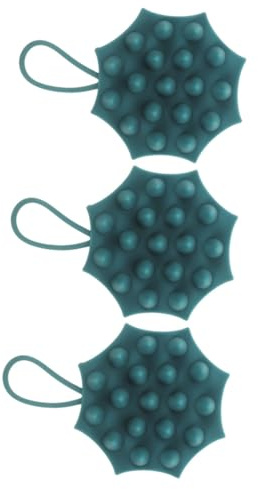 Healeved 3-teiliges Shampoo-bürstenset für Die Kopfhaut Von Männern Sanfte Peeling-bürste für Die Kopfhaut Zur Haarreinigung und