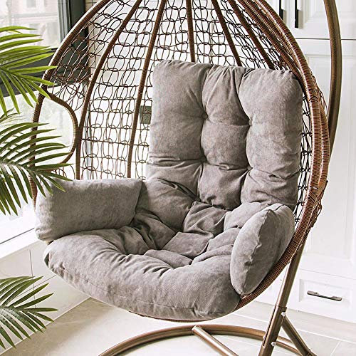 ZJGFCB Hanging Basket Seat Cushion Hanging Egg Chair Cushions Hammock Chair Cushions Thick Nest Back Pillow for Outdoor Patio Garden Swing Chair Cushion Seat Pads