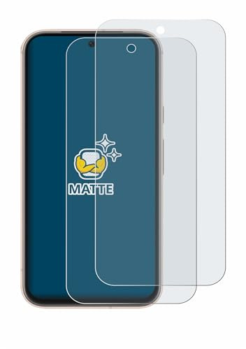 BROTECT Schutzfolie für Google Pixel 8a | 2 Stück Entspiegelnder Displayschutz Made in Germany Matte Displayschutz-Folie Anti-Reflex Anti-Fingerprint Einfache Montage