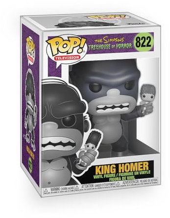 Epic Collectibles Pop The Simpsons: Treehouse of Horror - King Homer Vinyl Figure Bundle with Compatible Funko Box Protector