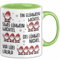 Weihnachten Tasse Geschenk Glühwein Ein Glühwein Wichtel Swei Glühwein Wichtel Geschenkidee Lustiger Spruch Kaffee-Becher (Grün)