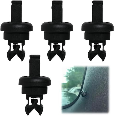 Stück Kofferraum Hutablage Clips, 4 Stück Hutablage Clips, Fasteners Hutablage-Clip aus Kunststoff, für Clio III/Megane Auto Schnuraufhänger Befestigungsclips 7705099001 8200675047
