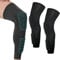RenDiuJups Knee Pads Compression Leg Sleeve Calf Shin Support Protector Gear Sprots Brace for Men Women Volleyball Basketball Football Weightlifting and More - Pair of Sleeves(Black,L)
