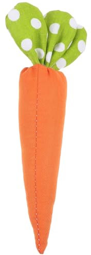 PRETYZOOM guarnición de Zanahoria Juguete Zanahoria decoración Vegetal del Coche Decoración de Zanahorias para bandejas de Pascua Accesorios de exhibición para escaparate Zanahorias de Tela