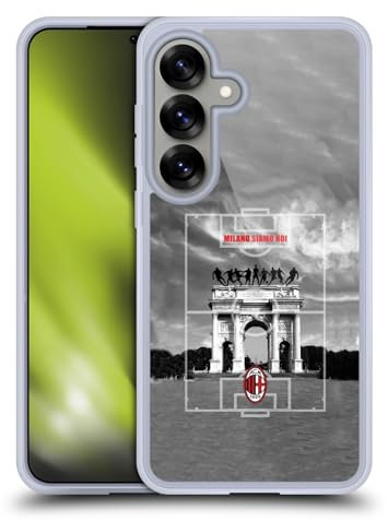 Head Case Designs Offizielle AC Milan Milano Siamo NOI 2 Erwachsene Gelhülle [Militärischer Schutzgrad] Kompatibel Mit Samsung Galaxy S25 Und Kompatibel Mit MagSafe