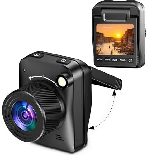 Fotocamera Time Lapse 4K 32MP con Zoom Manuale, Schermo Ribaltabile, Batteria 180 Giorni, Luce Integrata, Impermeabile, per Cantieri e Giardino