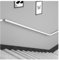 JQGADL Handläufe Für Treppen, Treppe Wandhandlauf, Treppengeländer Innen Und Außen, rutschfeste Treppengeländer Stützstange, Für Treppe, Stufen,Veranden,Gärten,Hotels,Garagen(Size:50 cm,Color:weiß)