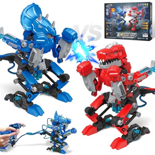 Ulikey Hidráulica Botas, El Duelo Robot, Construir Dos Robot De Boxeo Operado Hidráulicamente, Con Joystick e Hidráulica, Kit Robot Kit Niños Juguetes Regalos a partir de 8-14 Años Niños